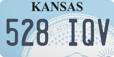 KS license plate 528IQV