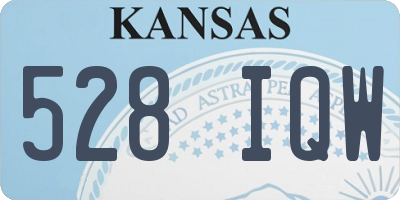 KS license plate 528IQW