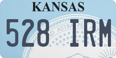 KS license plate 528IRM