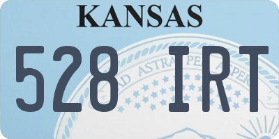 KS license plate 528IRT