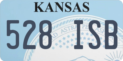 KS license plate 528ISB