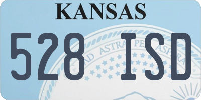 KS license plate 528ISD