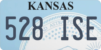 KS license plate 528ISE