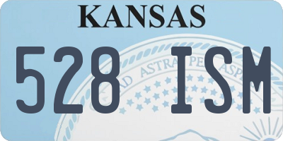 KS license plate 528ISM