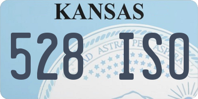KS license plate 528ISO