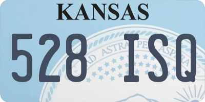 KS license plate 528ISQ