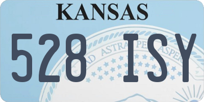 KS license plate 528ISY