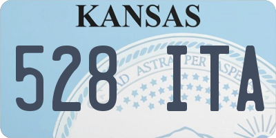 KS license plate 528ITA