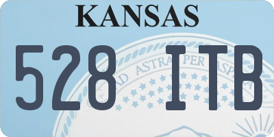 KS license plate 528ITB
