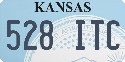 KS license plate 528ITC