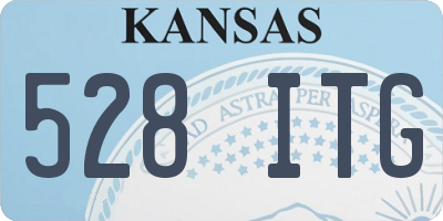 KS license plate 528ITG