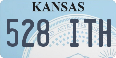 KS license plate 528ITH