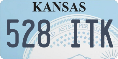 KS license plate 528ITK