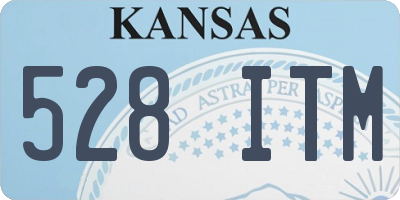 KS license plate 528ITM