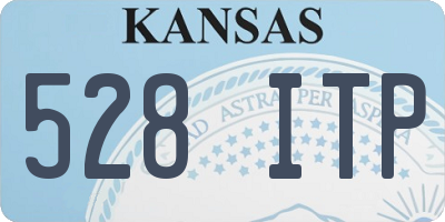 KS license plate 528ITP