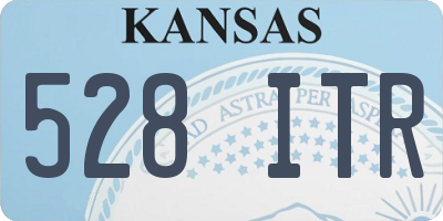 KS license plate 528ITR