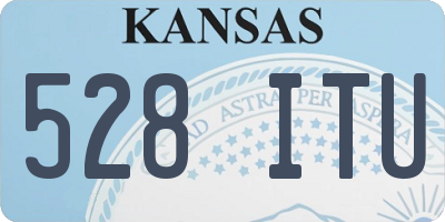 KS license plate 528ITU