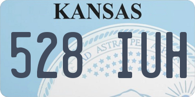KS license plate 528IUH