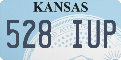 KS license plate 528IUP