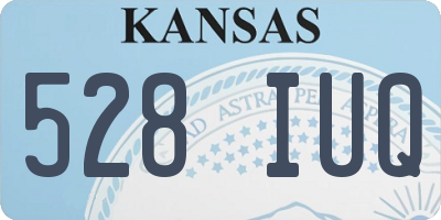 KS license plate 528IUQ