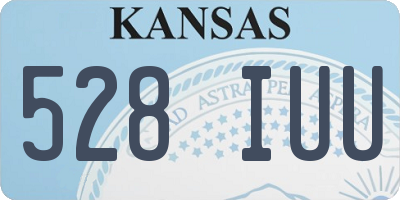 KS license plate 528IUU