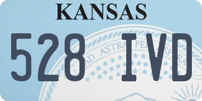 KS license plate 528IVD