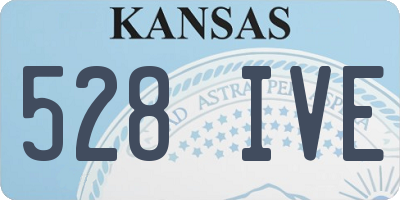 KS license plate 528IVE