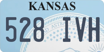 KS license plate 528IVH