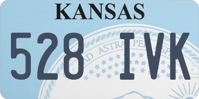 KS license plate 528IVK