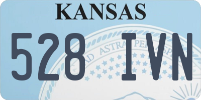 KS license plate 528IVN