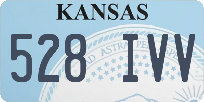 KS license plate 528IVV