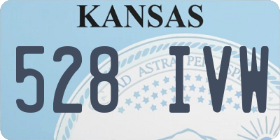 KS license plate 528IVW