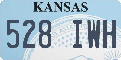 KS license plate 528IWH