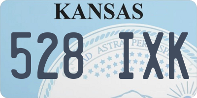 KS license plate 528IXK
