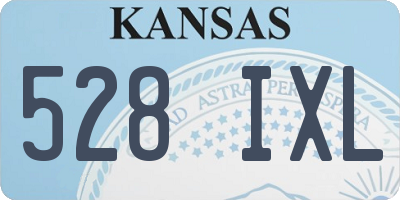 KS license plate 528IXL