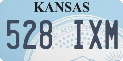 KS license plate 528IXM