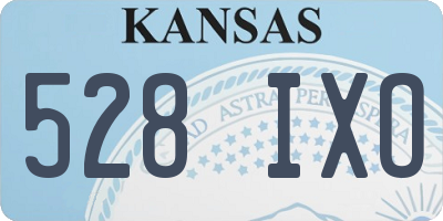 KS license plate 528IXO