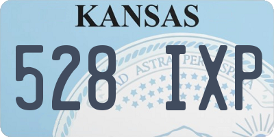 KS license plate 528IXP