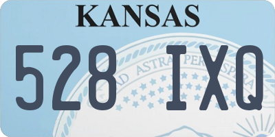 KS license plate 528IXQ