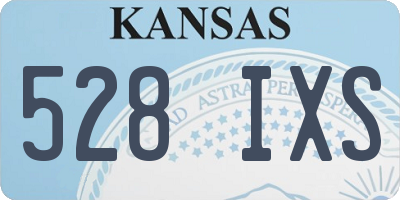 KS license plate 528IXS