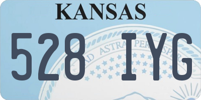 KS license plate 528IYG