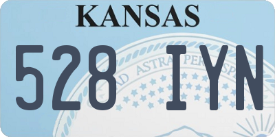 KS license plate 528IYN