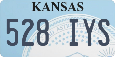 KS license plate 528IYS