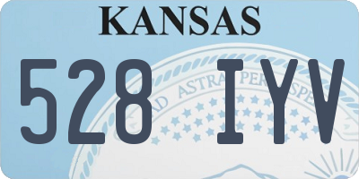 KS license plate 528IYV