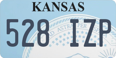 KS license plate 528IZP