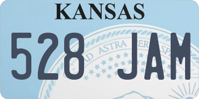 KS license plate 528JAM
