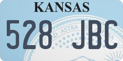 KS license plate 528JBC
