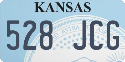 KS license plate 528JCG
