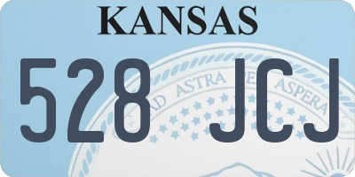 KS license plate 528JCJ