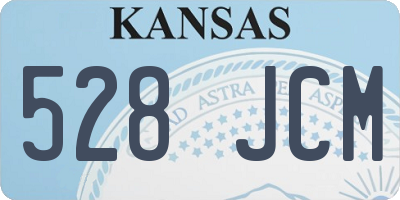 KS license plate 528JCM